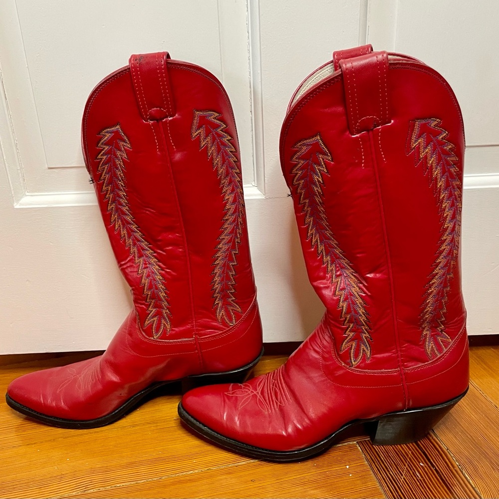 Olathe Red Cowboy Boots